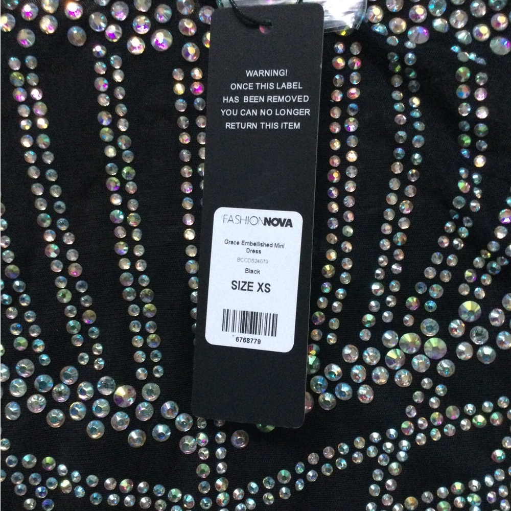 Grace Embellished Mini Dress - Picture 7 of 16